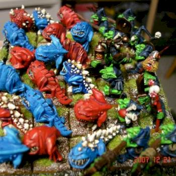 Night Goblin Squigs by terryanddeidra