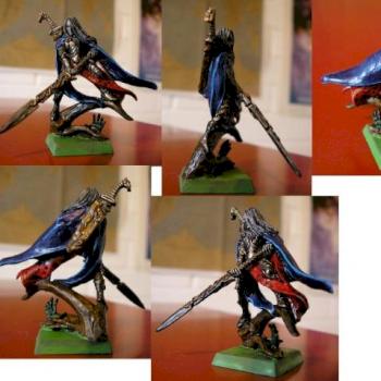 Wood Elf converted to Vampire by Schteve