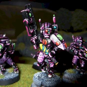 tau firewarrior squad by neontau