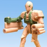 Cyborg for cosmo scouts by Miniatures.ru