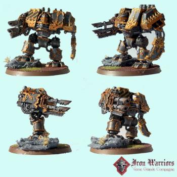 Brother Sionos - Iron Warriors dreadnought by dori