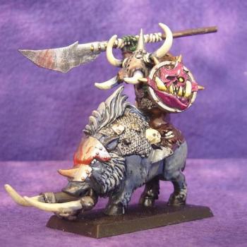 Orc Warboss on Boar by mushy