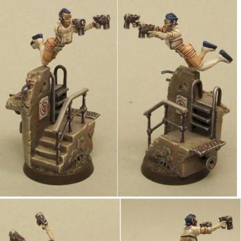 Rezolution Ronin shootist female leaping conversion by duck21