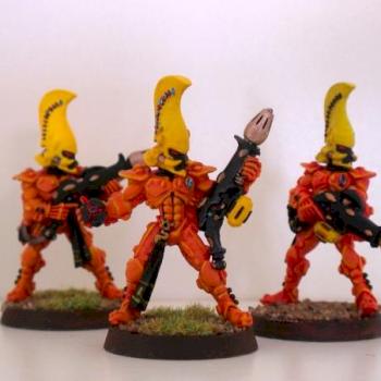 3x Eldar Fire Dragons by Furiousxr