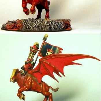 Chaos Dwarf on Bull Centaur by james9995