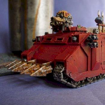 Rhino dédié au grand tout rouge by elfgidrungal