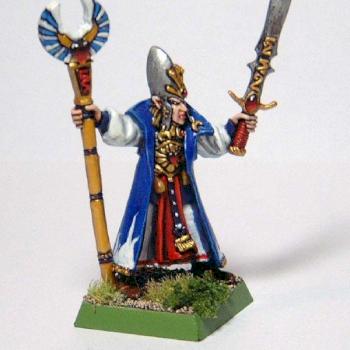 Tethan, High Elf mage by iangrant