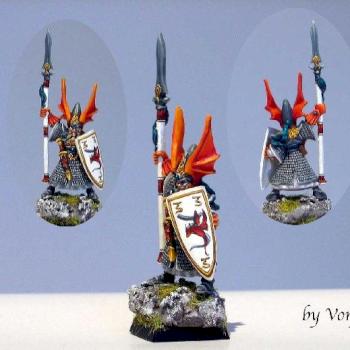 Haut Elf Champion des Lanciers by vorph