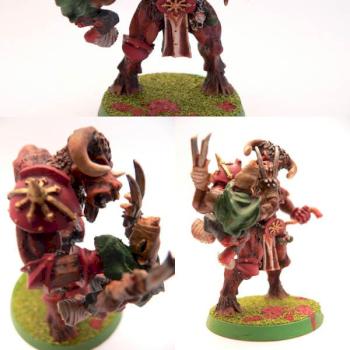BloodBowl Minotaur by the real hnk