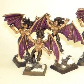 Dark Elves Harpies by Sigur