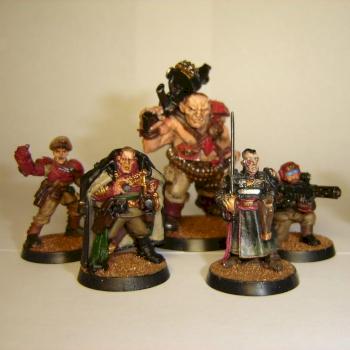Imperial Guard Command Squad by pudsey098