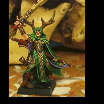 Wood elves female lord green by Pettersson