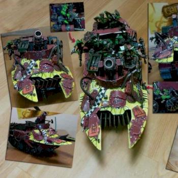 Ork Battlewagon Looted Eldar Falcon by Kleiner Zorn
