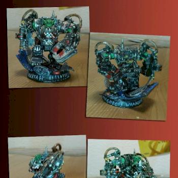 Ork Waaaghboss in Megaarmour by Kleiner Zorn