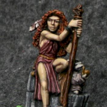 Woman & Gremlin by CriticalEffectGames