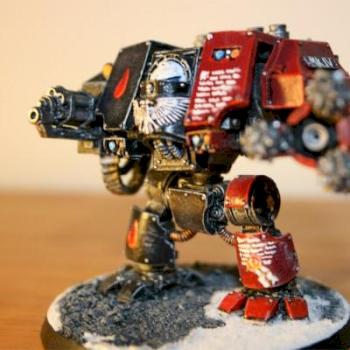 blood angel dreadnought by Havokas