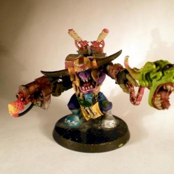 Badmoon Ork warboss WIP by karp