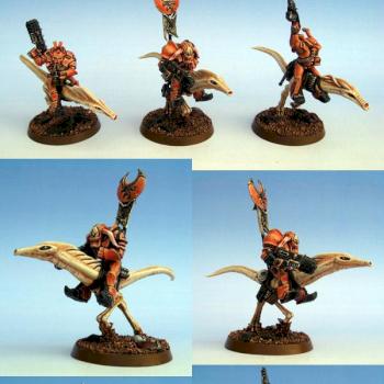 Slaanesh marines on Steeds by Johan