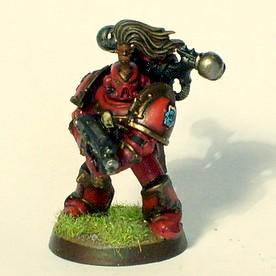 Legionnaire with bolter by bleakphoenix