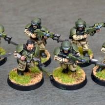 Warhammer 40k Cadian Squad by broadcast