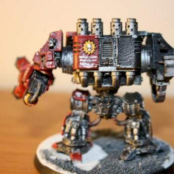 blood angel dreadnought by Havokas