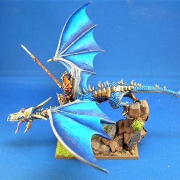 High Elf Lord On Dragon by mpstudio