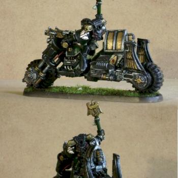 Chaplain on bike II by w4yw4rd