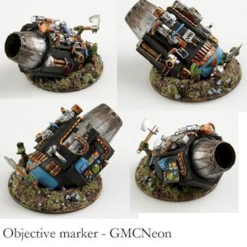 Space Marines ObjectiveMarker by GMCNeon