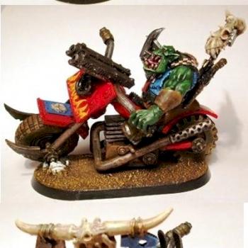 Warboss on Bike by Rjak