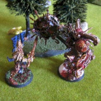 Daemon Prince of Khorne VS Avatar by Thorh666