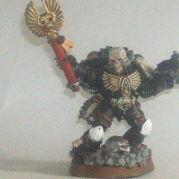 black Templar Chaplain in power armour by High Marshal Schwarz