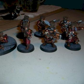 vostroyan squad with heavy bolter by OlliNi