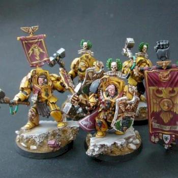 imperial fist terminator command squad by RAFF