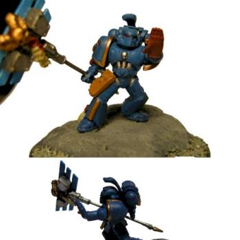 Ultramarine librarian by spyonicle