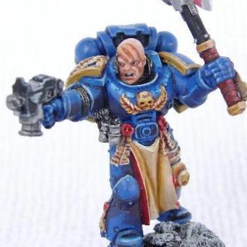 Space Marine Ultramarine Veteran by hansolo