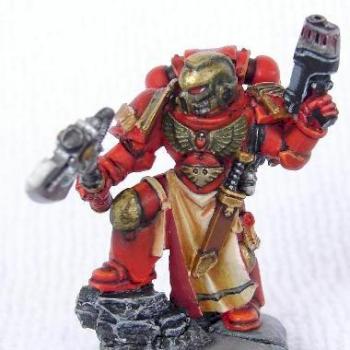 Space Marine Blood Angel Veteran by hansolo