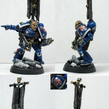 Veteran Marius of Ultramarines by Idler studio