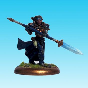 Cygnar Captain Haley alt. pose by red dragon