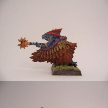 Skinkpriest with Feathered Cloak by Shual