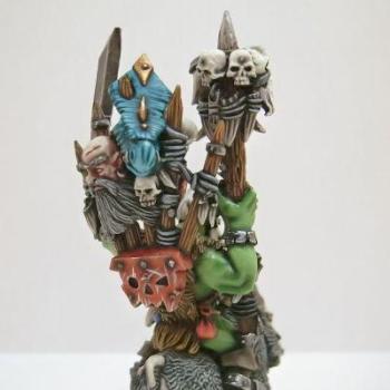 ORC SHAMAN ON ALBINO BOAR by ElvenH