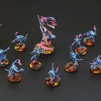 Chaos Daemons Tzeentch Changeling Blue Horrors by NeonForgeStudio