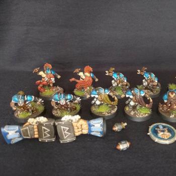 Dwarf Blood Bowl Team by figurecase