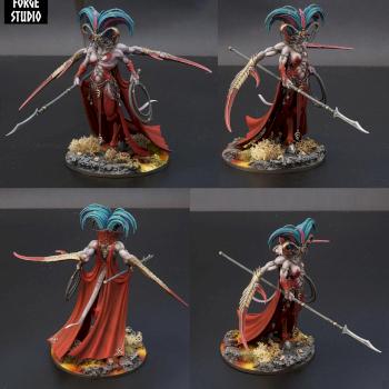 Keeper of Secrets Chaos Daemons by NeonForgeStudio