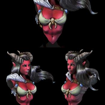 Lysera, the Tiefling Druid by Bite the Bullet by Jamie M