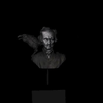 Edgar Allen poe by Mini_Wizard_studios