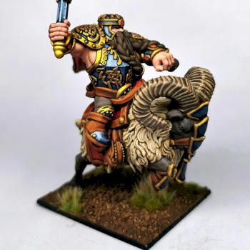 Dwarf Ram Rider from a tale of two cities by Iain Lovecraft by jibster