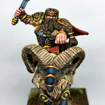 Dwarf Ram Rider from a tale of two cities by Iain Lovecraft by jibster