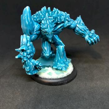 ice Golem Arcanist Malifaux by juanlurockerman