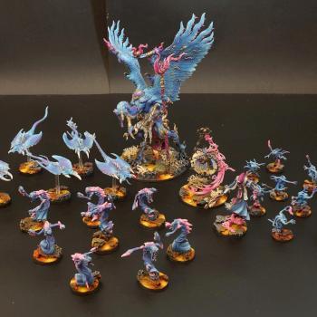 Chaos Daemons Tzeentch Lord of Change by NeonForgeStudio