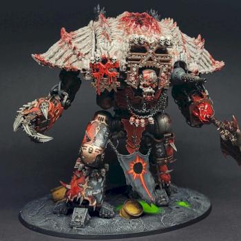 Khorne Chaos Knight by Szczur22
